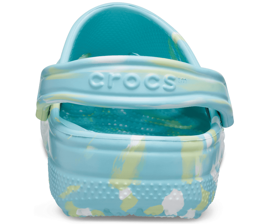 Crocs Unisex Classic Marbled Clog - Pure Water