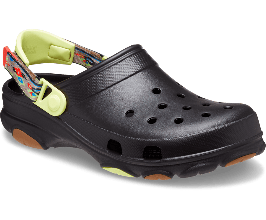 Crocs Unisex Classic All-Terrain Ikat Clog - Black