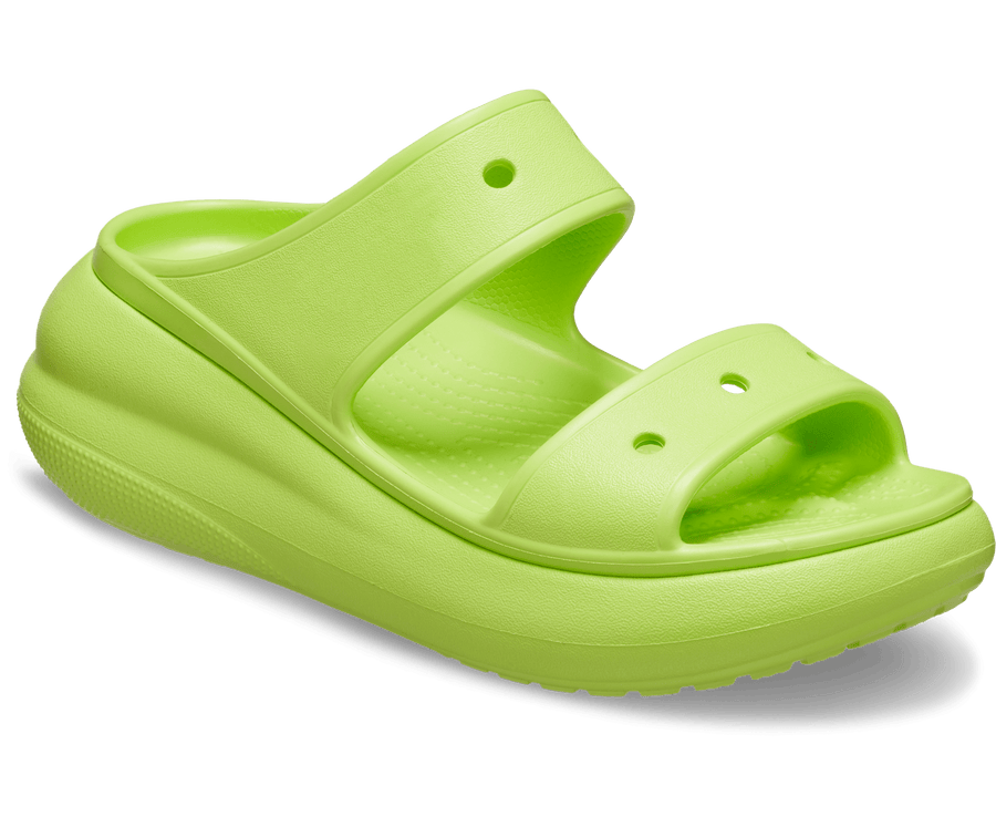 Crocs Unisex Classic Crush Sandal - Limeade - The Foot Factory