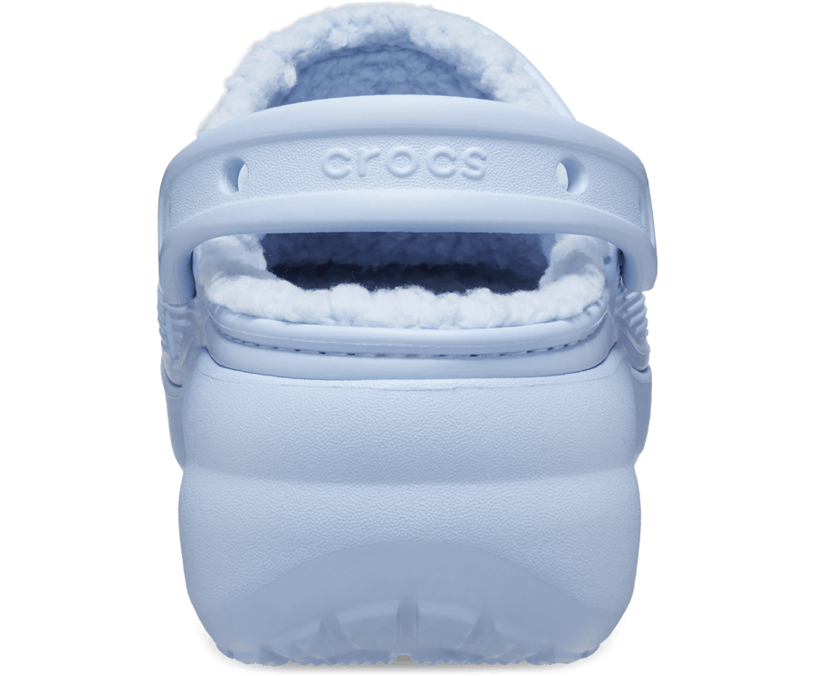 Crocs Unisex Classic Platform Lined Clog - Blue Calcite