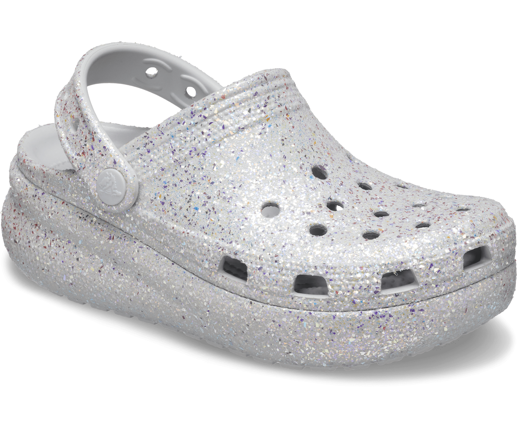 Crocs Kids Classic Glitter Cutie Clog - Atmosphere
