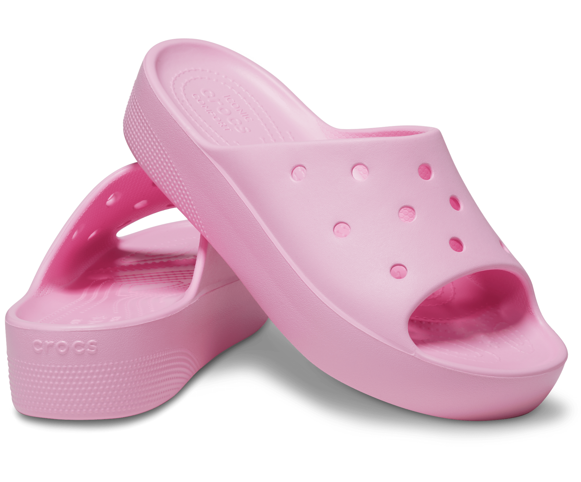 Crocs Unisex Classic Platform Slide - Flamingo