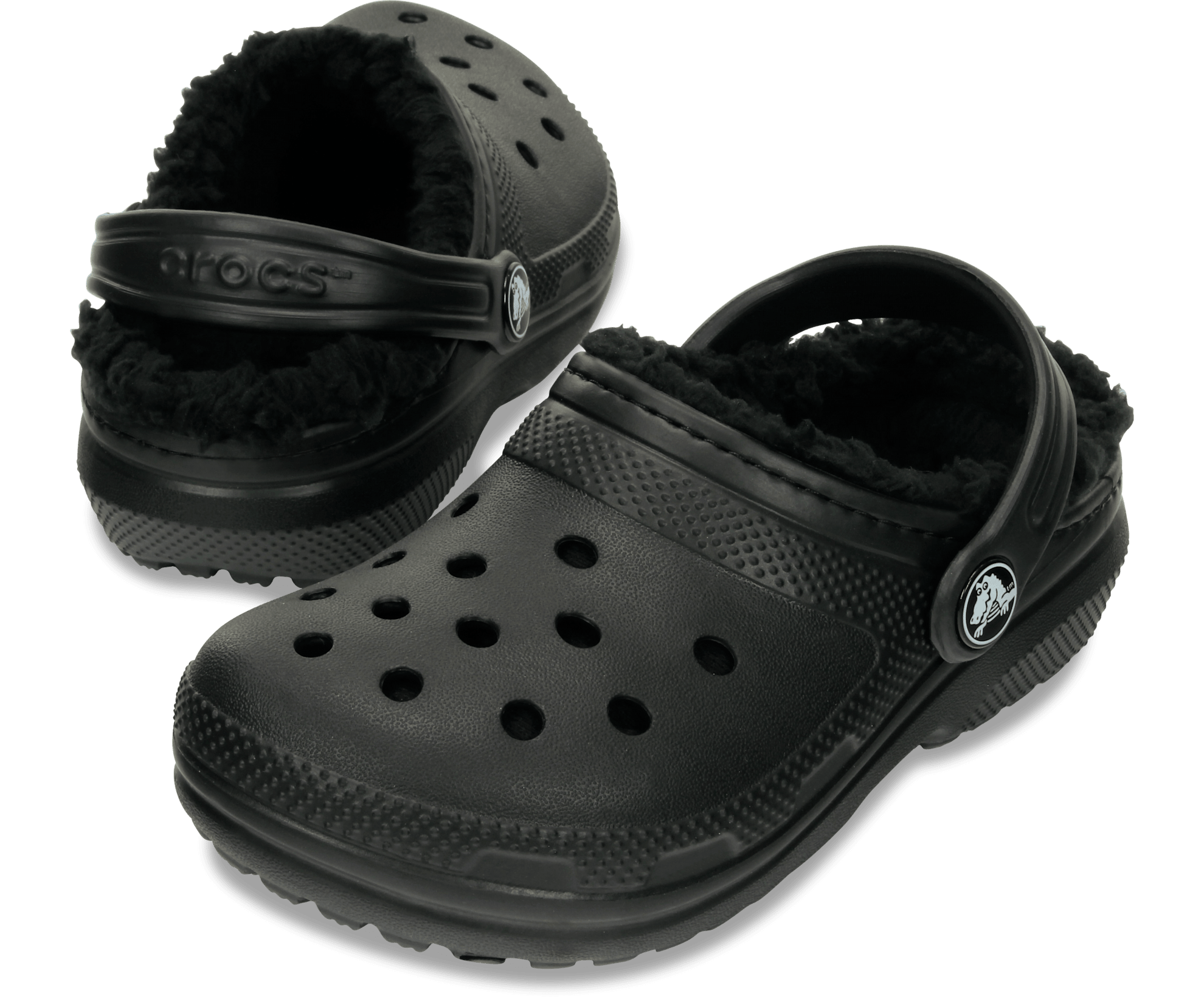 Boys fuzzy discount crocs