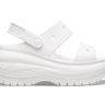 Crocs Unisex Mega Crush Sandal - White