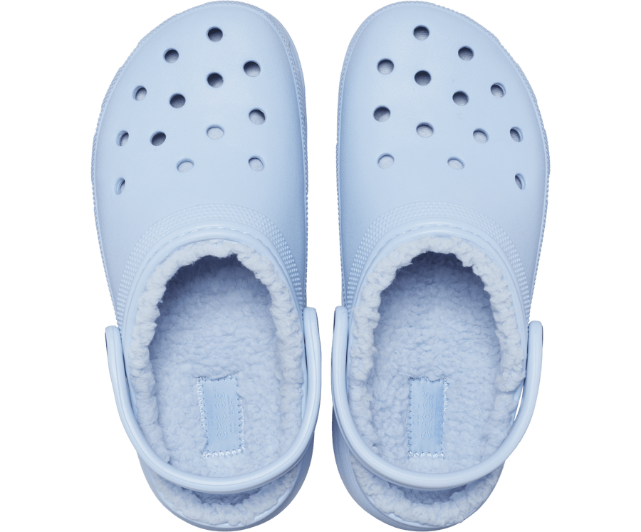Crocs Unisex Classic Platform Lined Clog - Blue Calcite