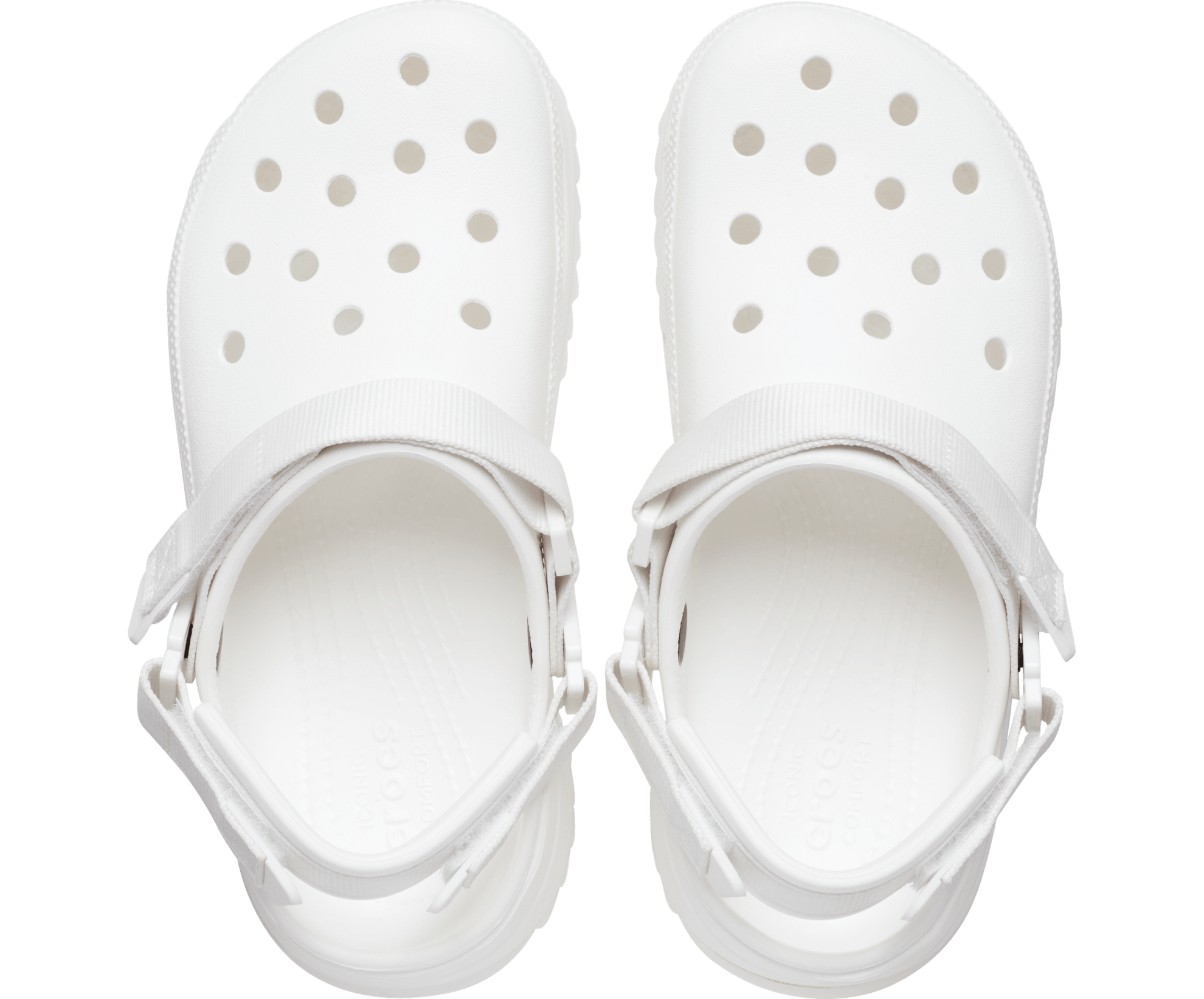 Crocs Unisex Classic Hiker Clog - White