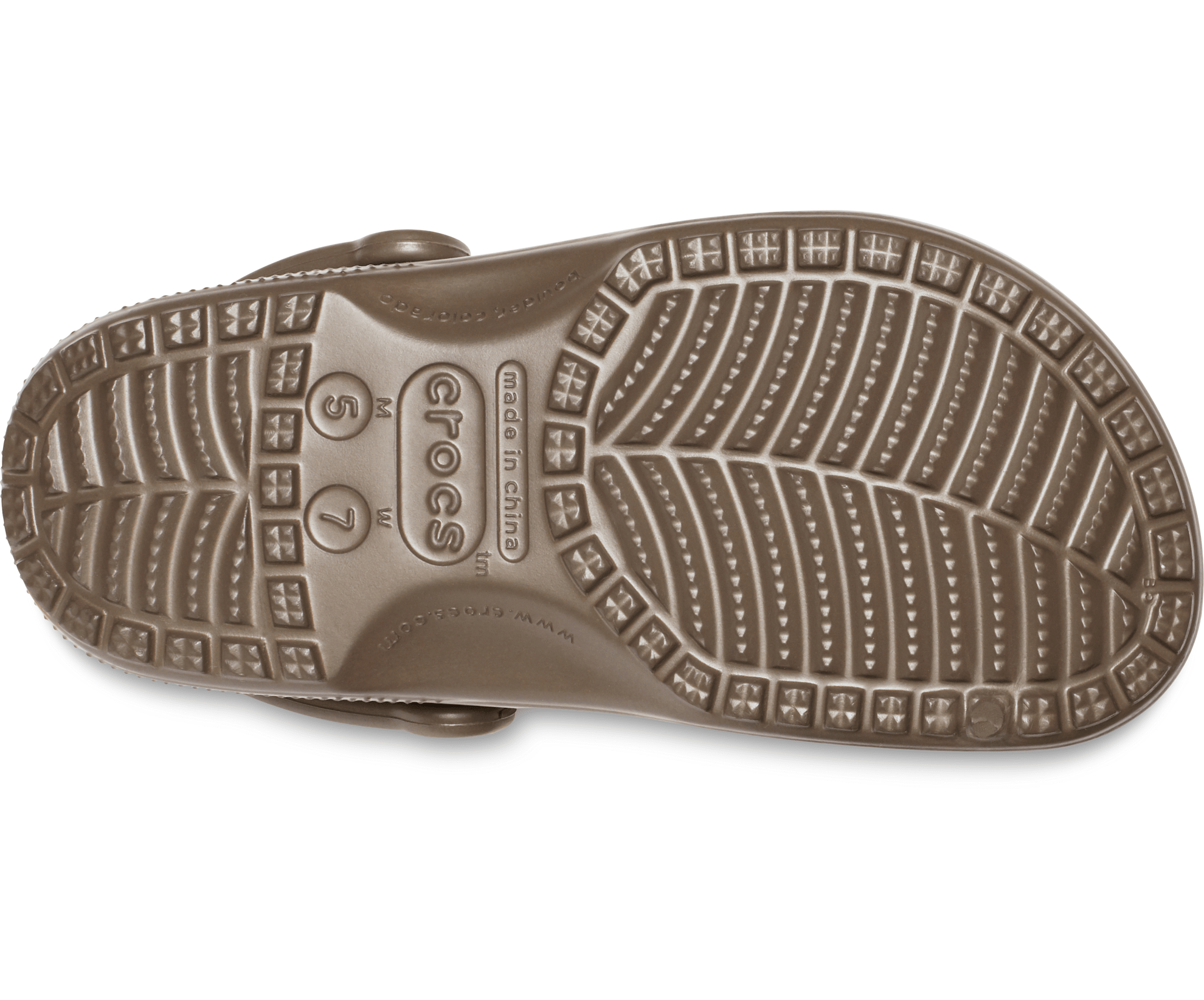 Crocs Unisex Classic Clog - Chocolate - The Foot Factory