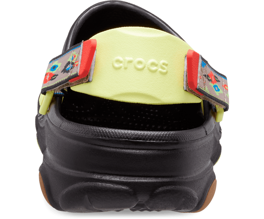 Crocs Unisex Classic All-Terrain Ikat Clog - Black