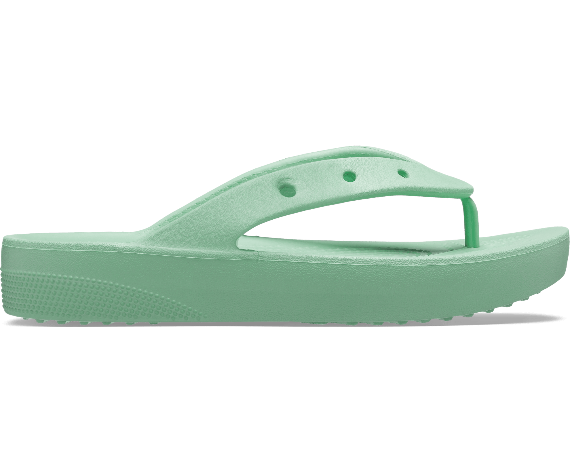 Crocs Unisex Classic Platform Flip Flop - Jade Stone