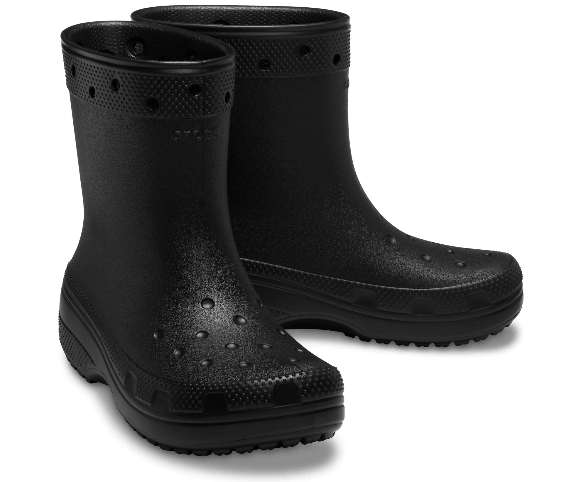 Toe Less Boot Crocs Crocs Unisex Classic Boot - Black – The Foot Factory