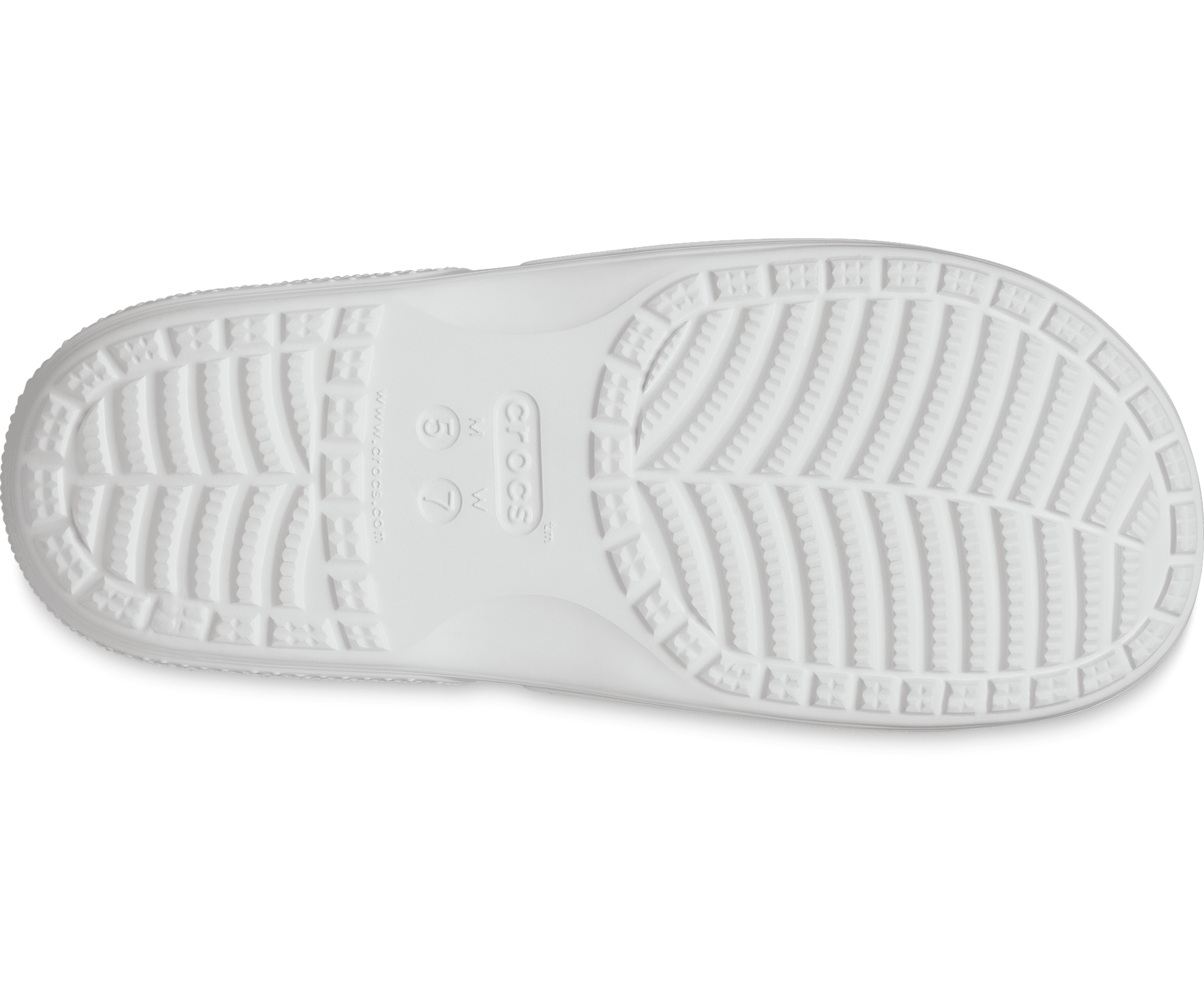 Crocs Unisex Classic Tie Dye Slide - White - The Foot Factory