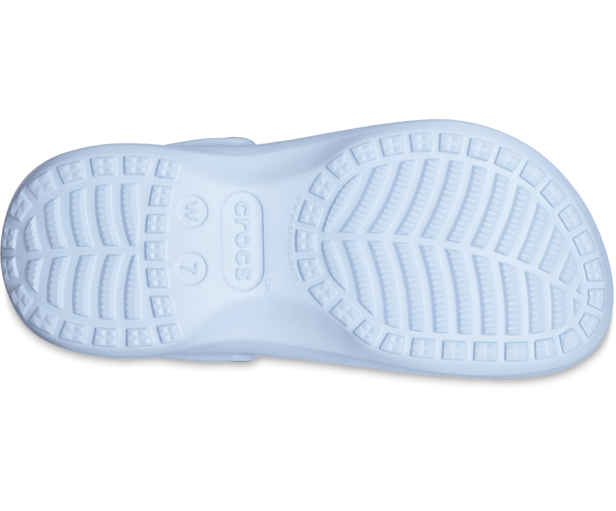 Crocs Unisex Classic Platform Lined Clog - Blue Calcite