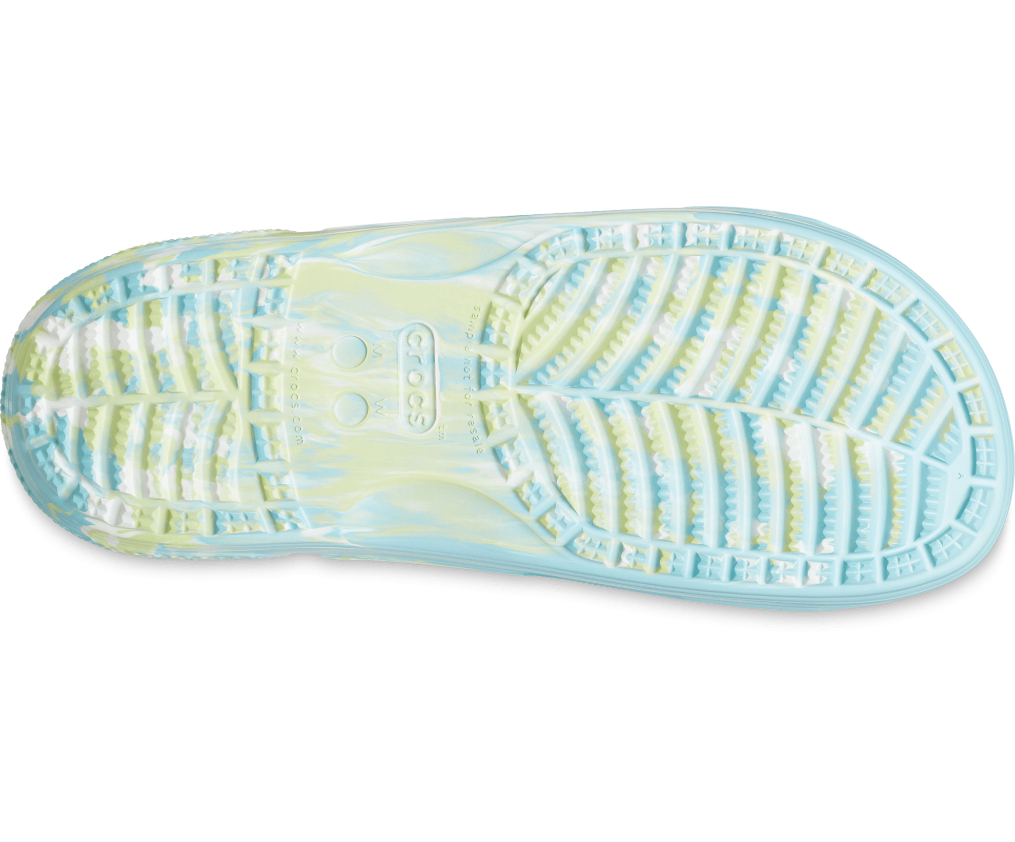 Water Pattern Crocs Crocs Classic Marbled Sandal | Pure Water Unisex