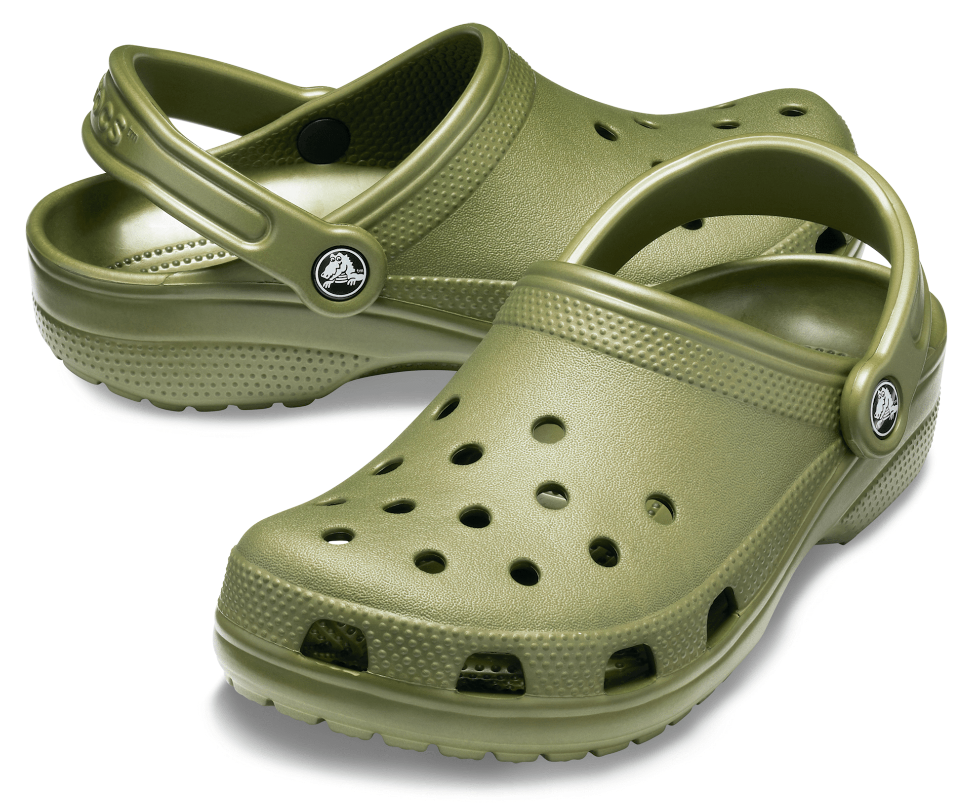 Crocs Kids Classic Clog - Army Green - The Foot Factory