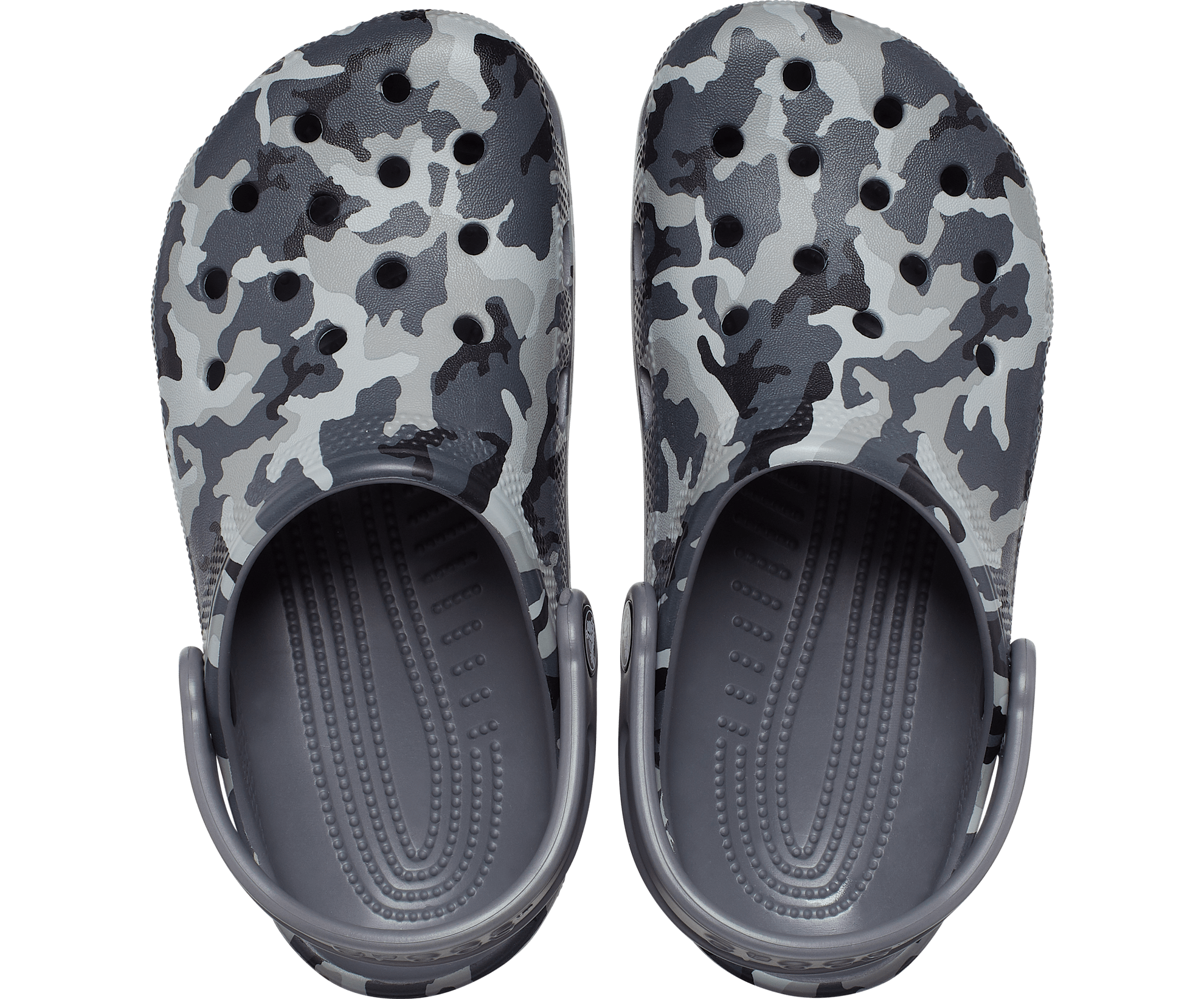Crocs Kids Classic Camo Clog - Black