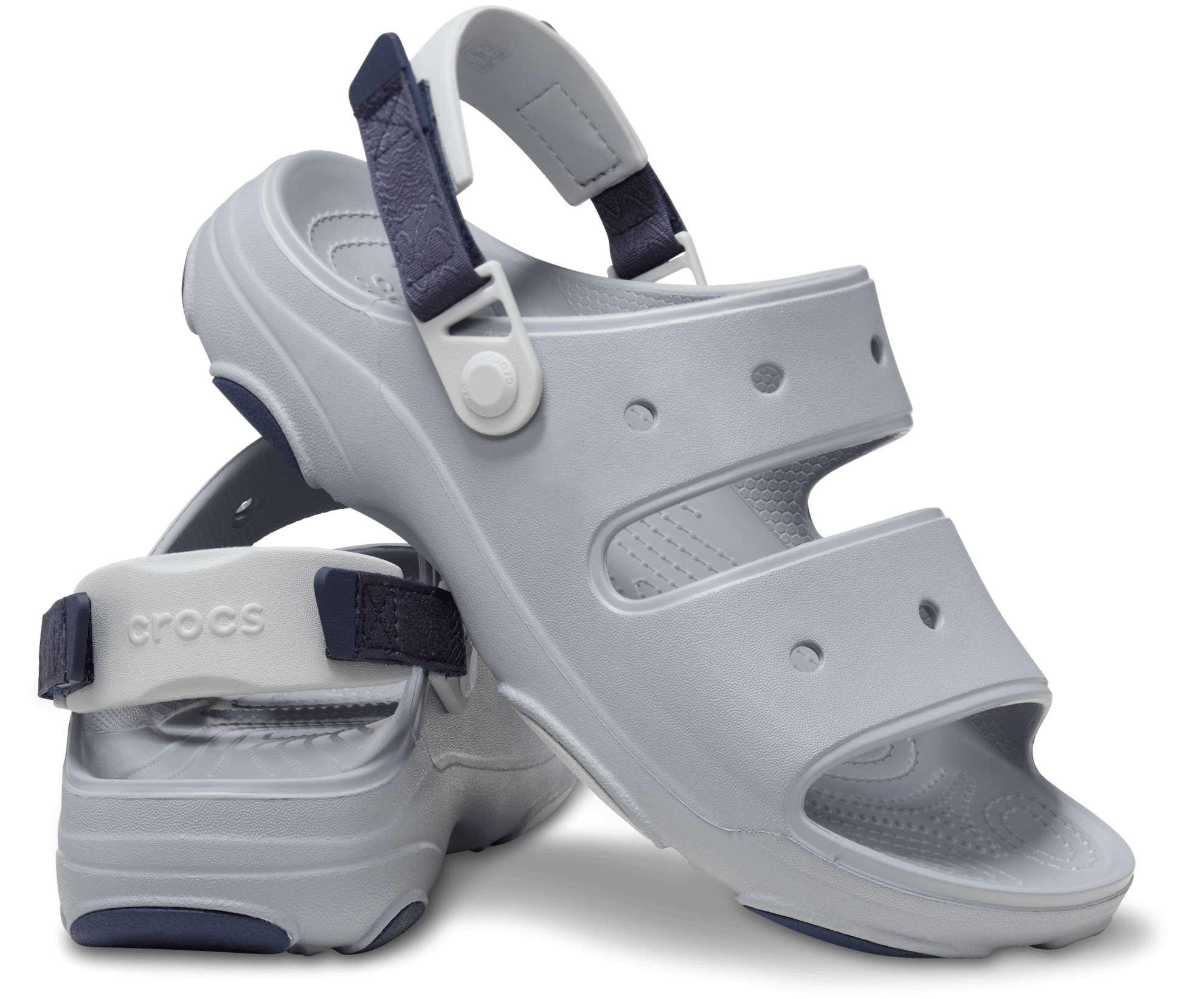 Crocs Unisex Classic All Terrain Sandal - Light Grey - The Foot Factory