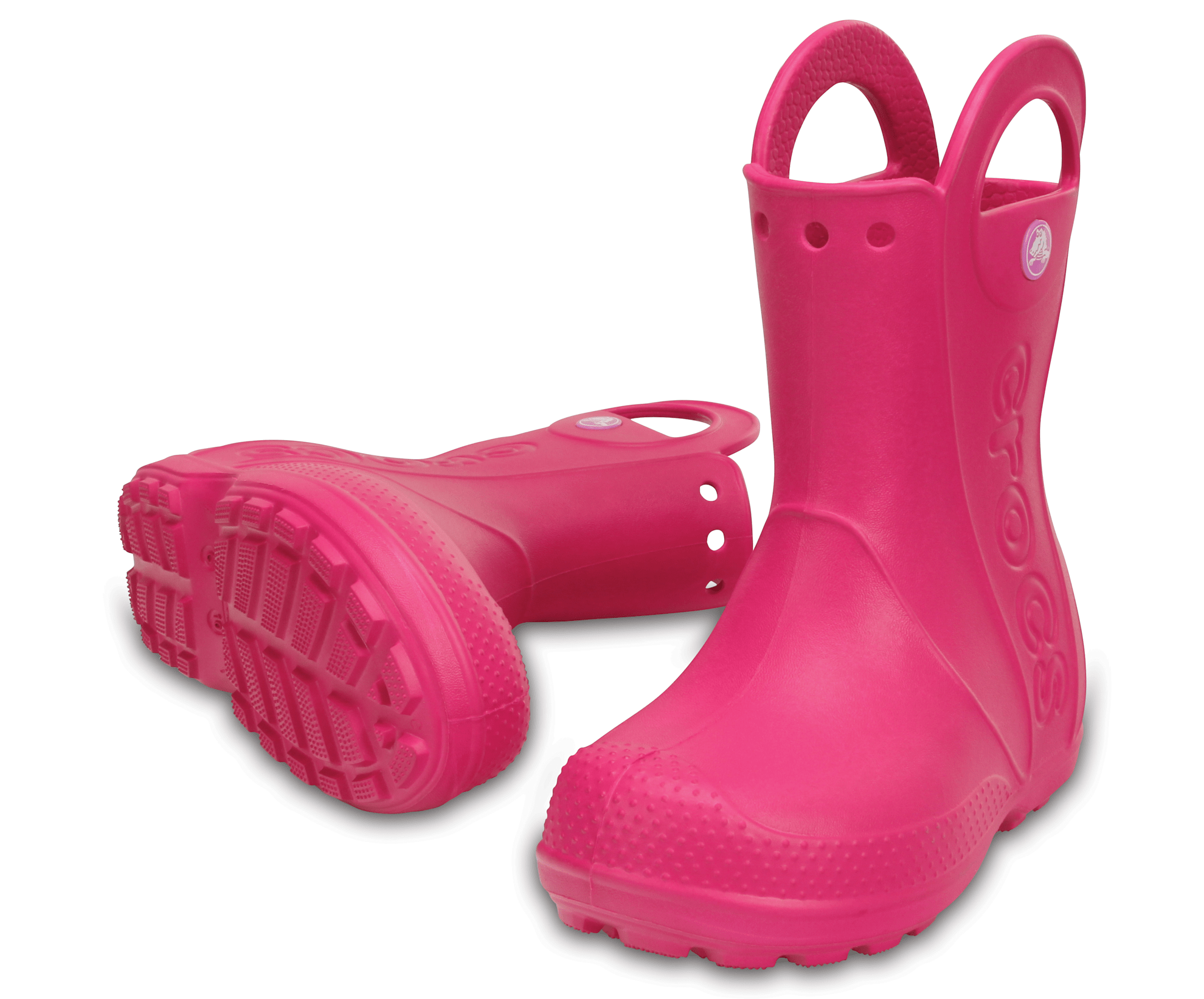 Crocs Kids Handle It Rain Boot - Candy Pink