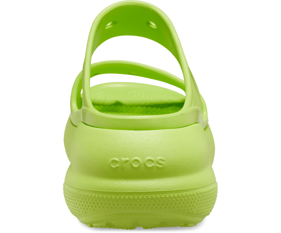 Crocs Unisex Classic Crush Sandal - Limeade - The Foot Factory
