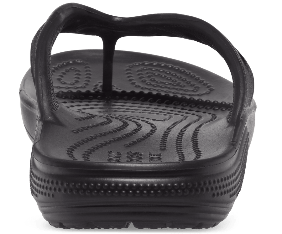 Crocs Unisex Classic Flip Flop - Black - The Foot Factory
