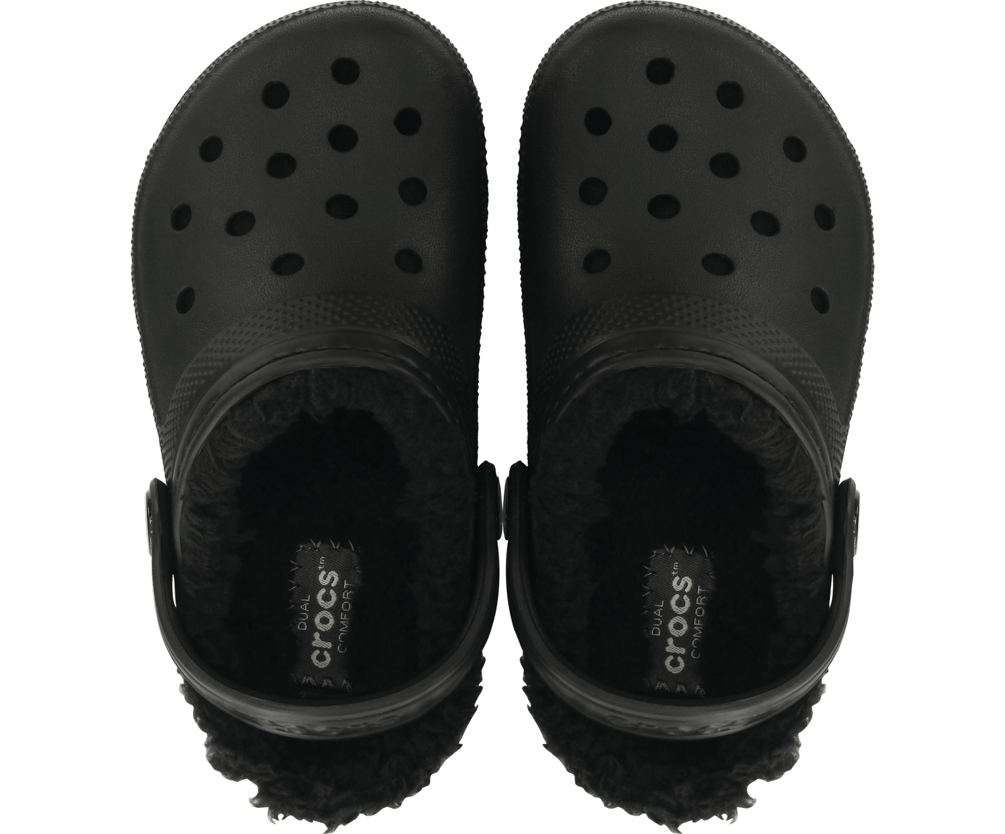 Crocs Kids Classic Lined Clog - Black