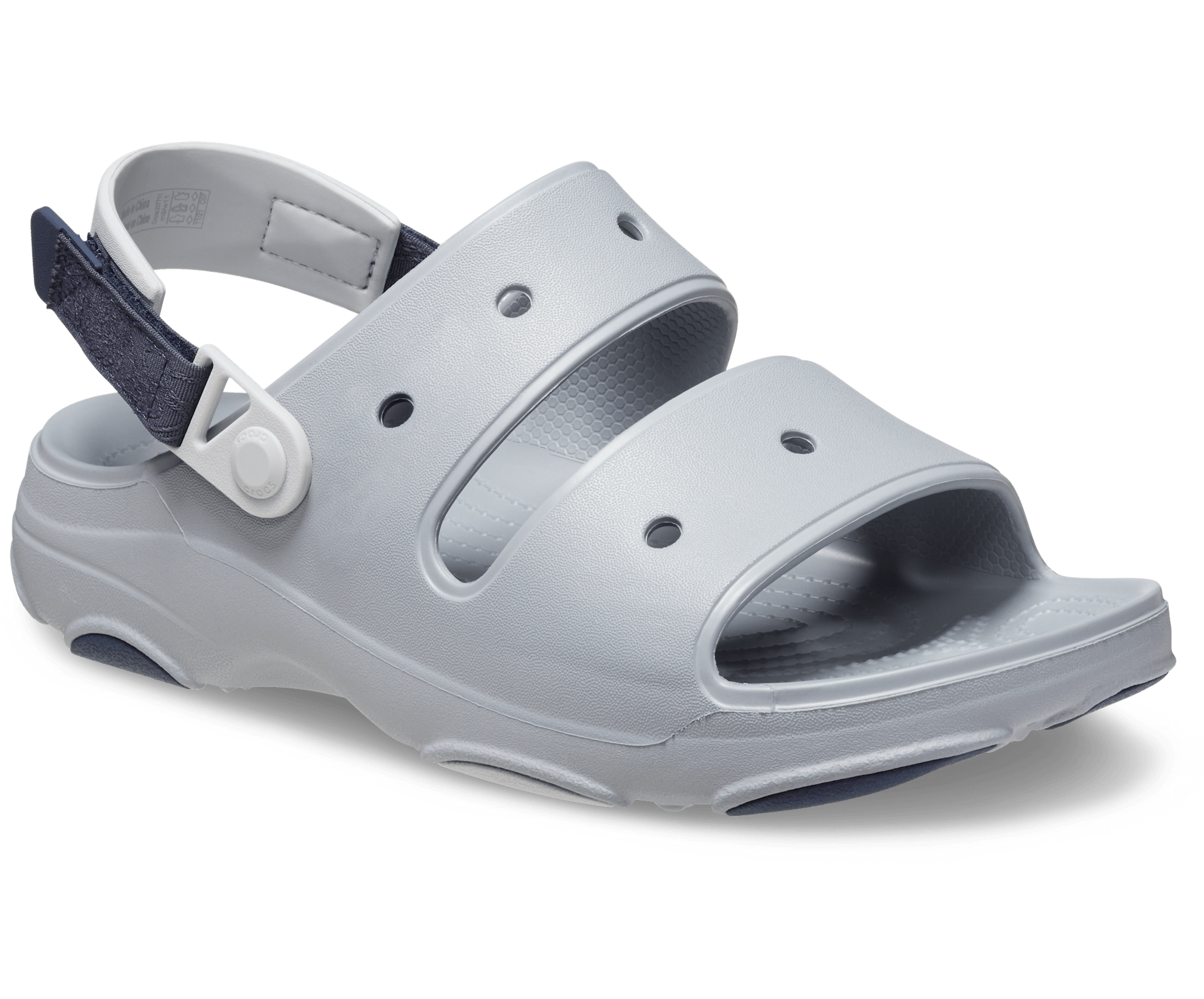 Crocs Unisex Classic All Terrain Sandal - Light Grey - The Foot Factory