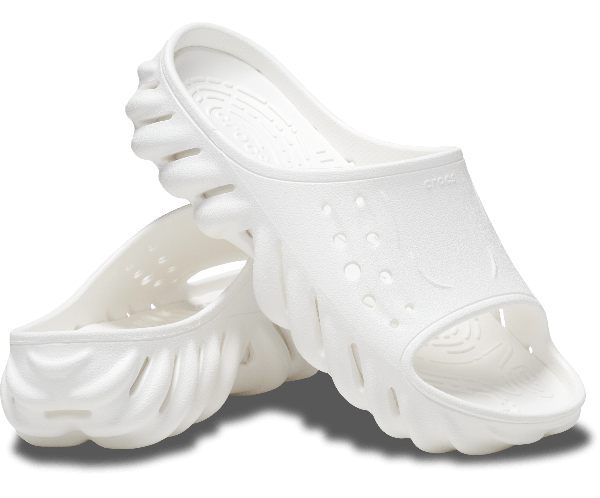 Crocs Unisex Echo Slide - White