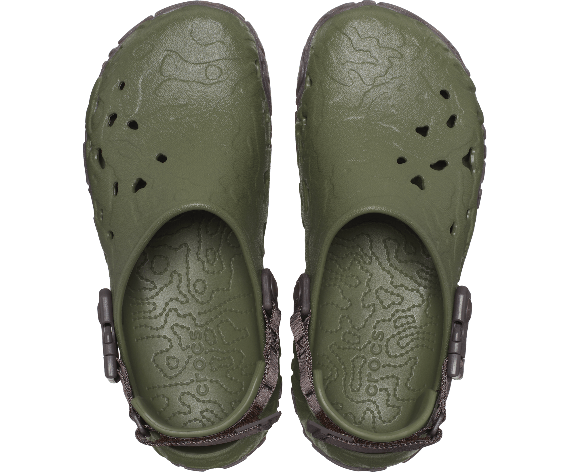 Crocs Unisex All Terrain Atlas Clog Army Green Espresso