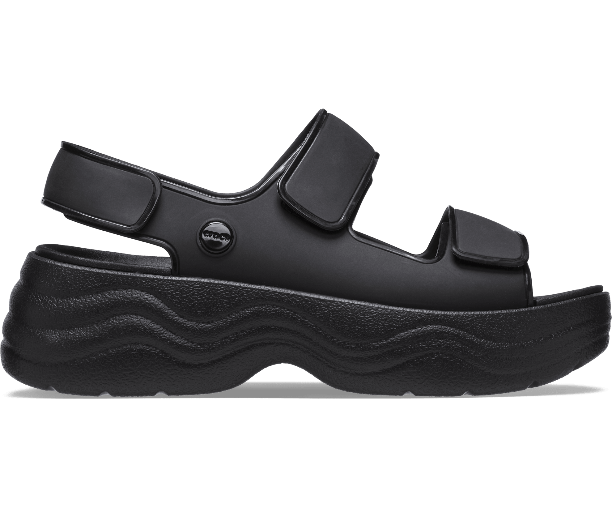 Crocs Unisex Skyline Sandal - Black