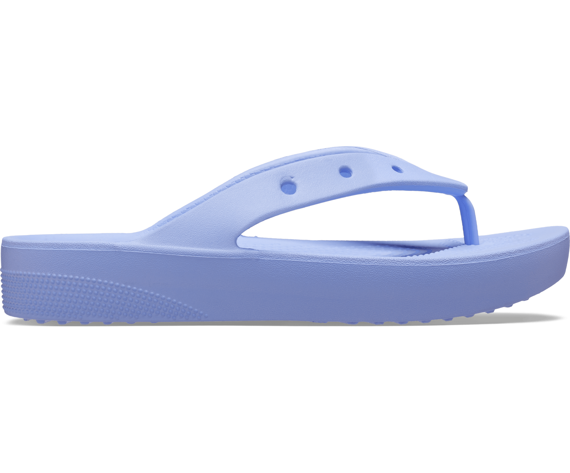 Crocs Unisex Classic Platform Flip Flop - Moon Jelly