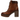 Carmela Womens Leather High Heel Boots - Camel