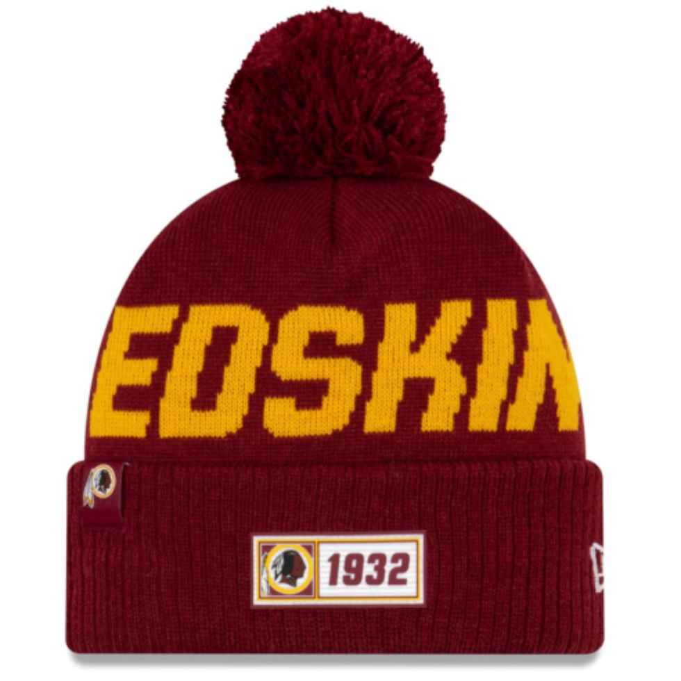 New Era Washington Redskins Sideline Knit Hat