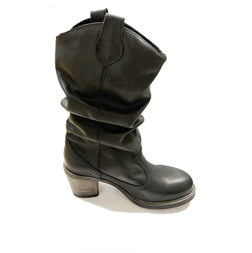 Oak & Hyde Womens Westwood Mid Leather Boot - Black