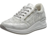Remonte Womens Fashion Sneakers - White / Silver