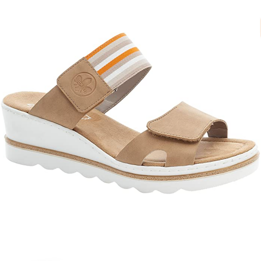 Rieker Womens Fashion Sandals - Beige