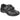 Hush Puppies Esgidiau Ysgol Lledr Bechgyn Jezza - Du