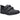 Hush Puppies Esgidiau Ysgol Lledr Bechgyn - Du
