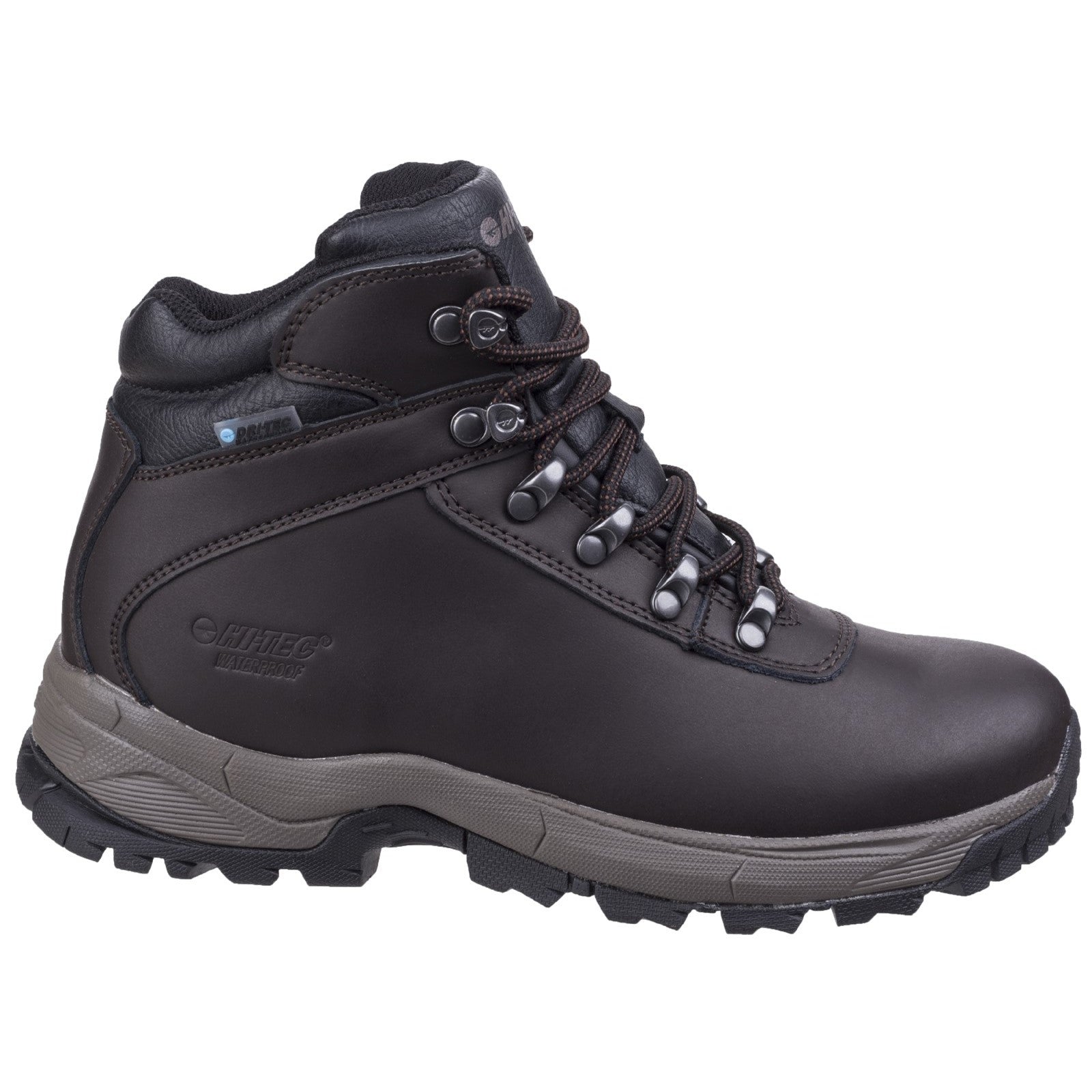 Hi-Tec Mens Eurotrek Lite Waterproof Walking Boots - Dark Brown