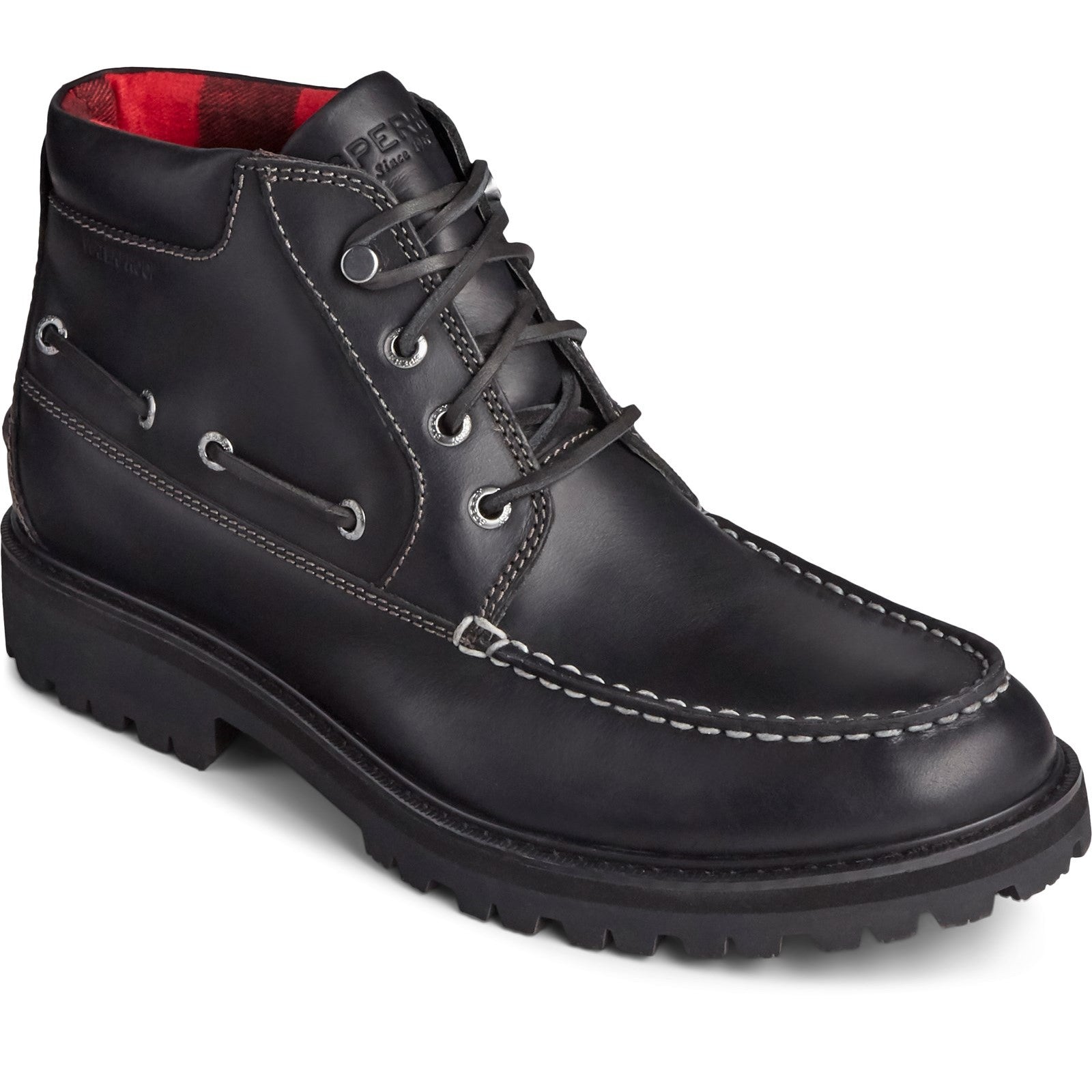 Sperry Mens Authentic Original Lug Chukka Boots - Black