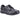 Hush Puppies Esgidiau Ysgol Lledr Bechgyn Hudson - Du