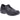Hush Puppies Esgidiau Ysgol Lledr Bechgyn Jezza - Du