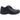 Hush Puppies Esgidiau Ysgol Lledr Bechgyn Jezza - Du