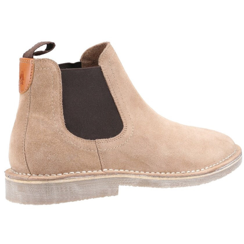 Hush Puppies Mens Shaun Suede Chelsea Boots - Light Brown