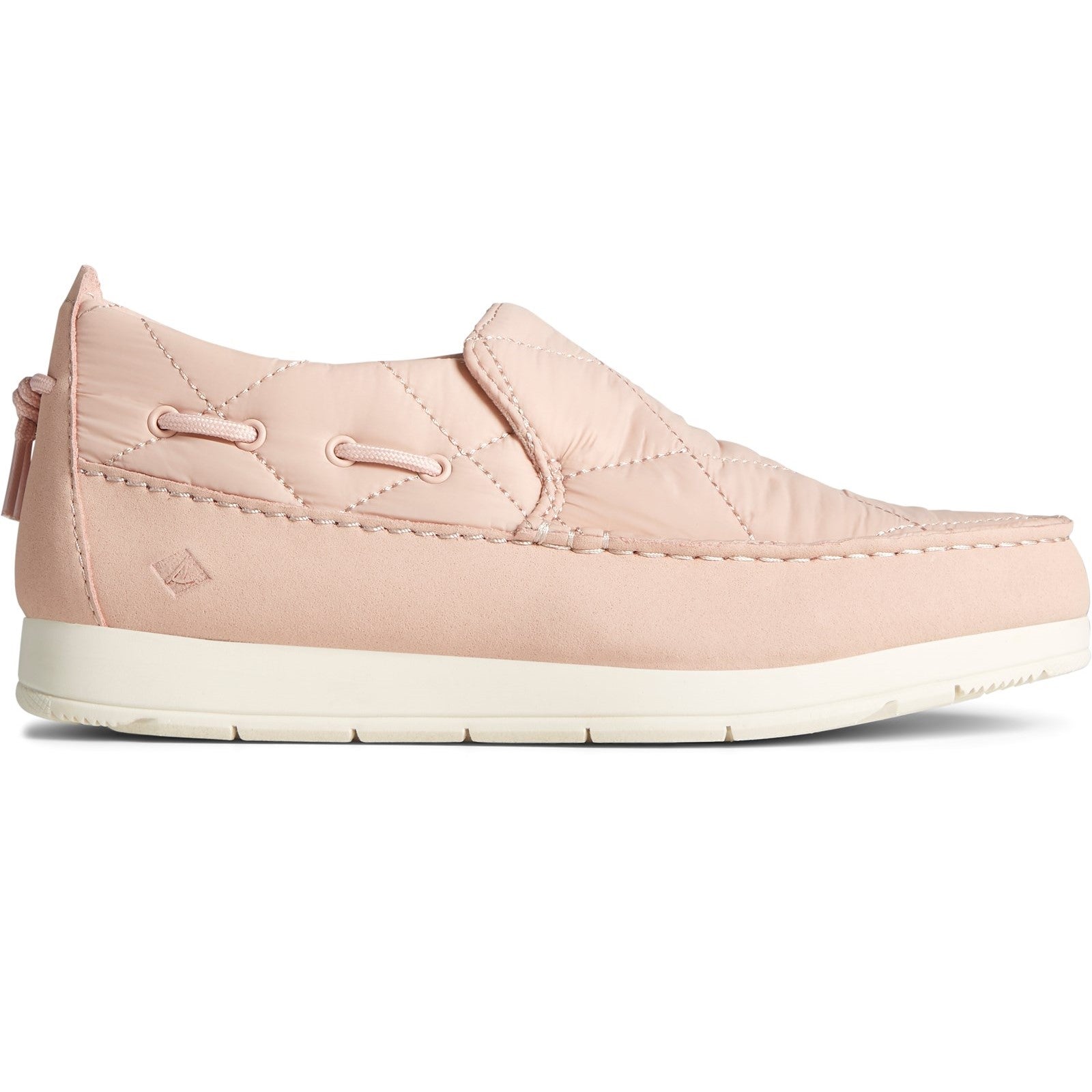 Sperry Womens Moc-Sider Nylon Slip On Trainers - Pink