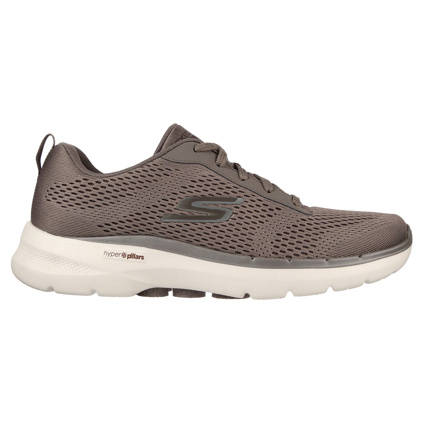 Skechers Mens Go Walk 6 Avalo Trainers - Taupe