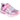 Skechers Girls Sweetheart Lets Shine Light Up Trainers - Pink