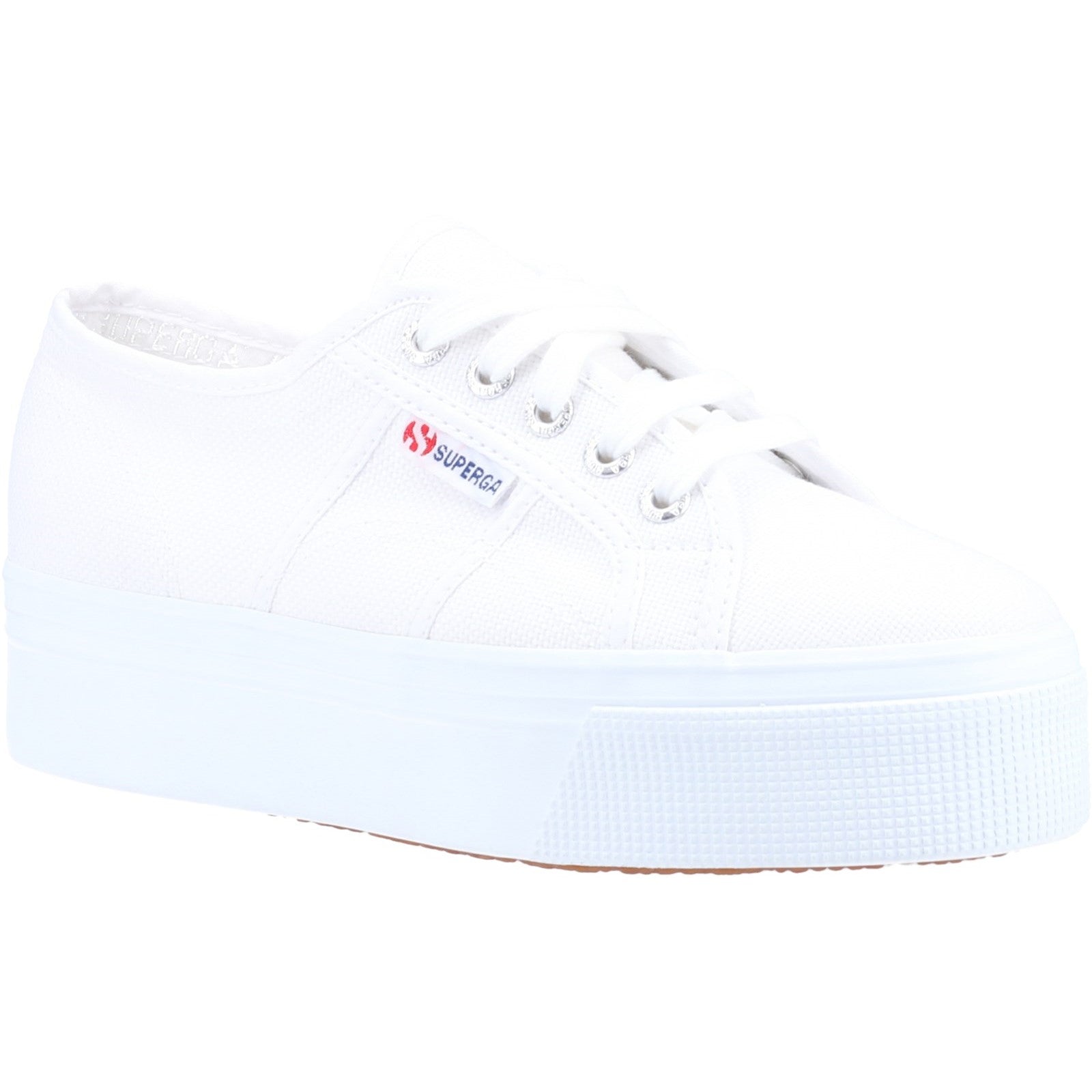 Superga Womens 2790 Linea Up And Down Platform Trainers - White