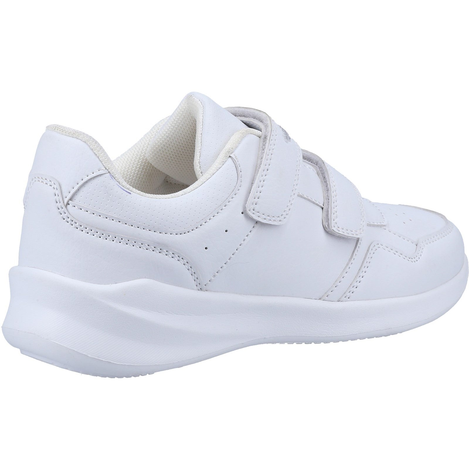 Hush Puppies Kids Marling Leather Trainers - White