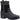 Hush Puppies Womens Saskia Shearling Lined Leather Boots - Black