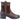 Hush Puppies Womens Saskia Shearling Lined Leather Boots- Brown