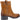 Hush Puppies Womens Saskia Shearling Lined Leather Boots - Tan